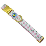 Hydrangea Dog Collar - Pink