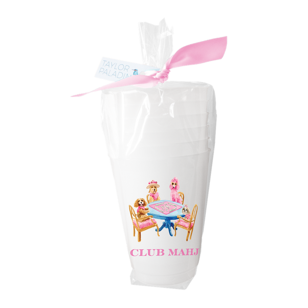 Mahjong Dogs Frosted Cup