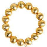 Georgia - Gold Beaded Bracelet