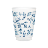 Chinoiserie Frosted Cup