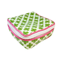 Brushstrokes Green Jewelry Case