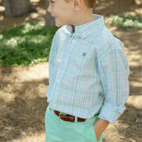 Roscoe Button Down Shirt Canterbury Seersucker