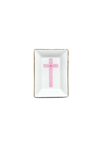 Easter Blue Cross Trinket Tray