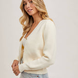 V-Neck Cardigan