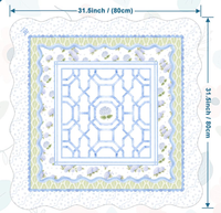 Hamptons Hydrangea Mahjong Mat | The House of Hydrangea Coll