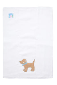 Puppy Applique Burp