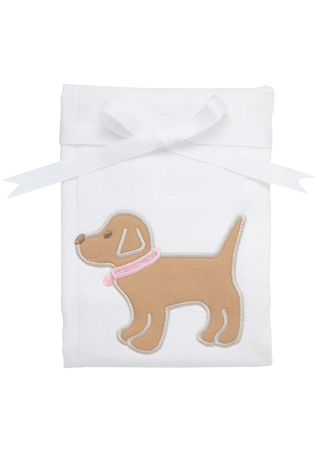 Puppy Applique Burp