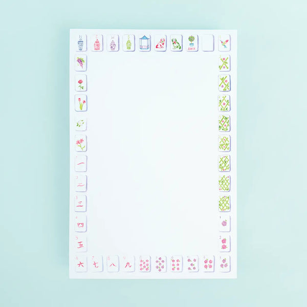 Mahjong Border Notepad