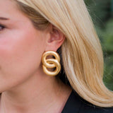 Spencer Earring - Brushed Gold
