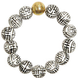 Georgia Chinoiserie Beaded Bracelet