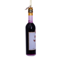 Ornament glass Wine bottle