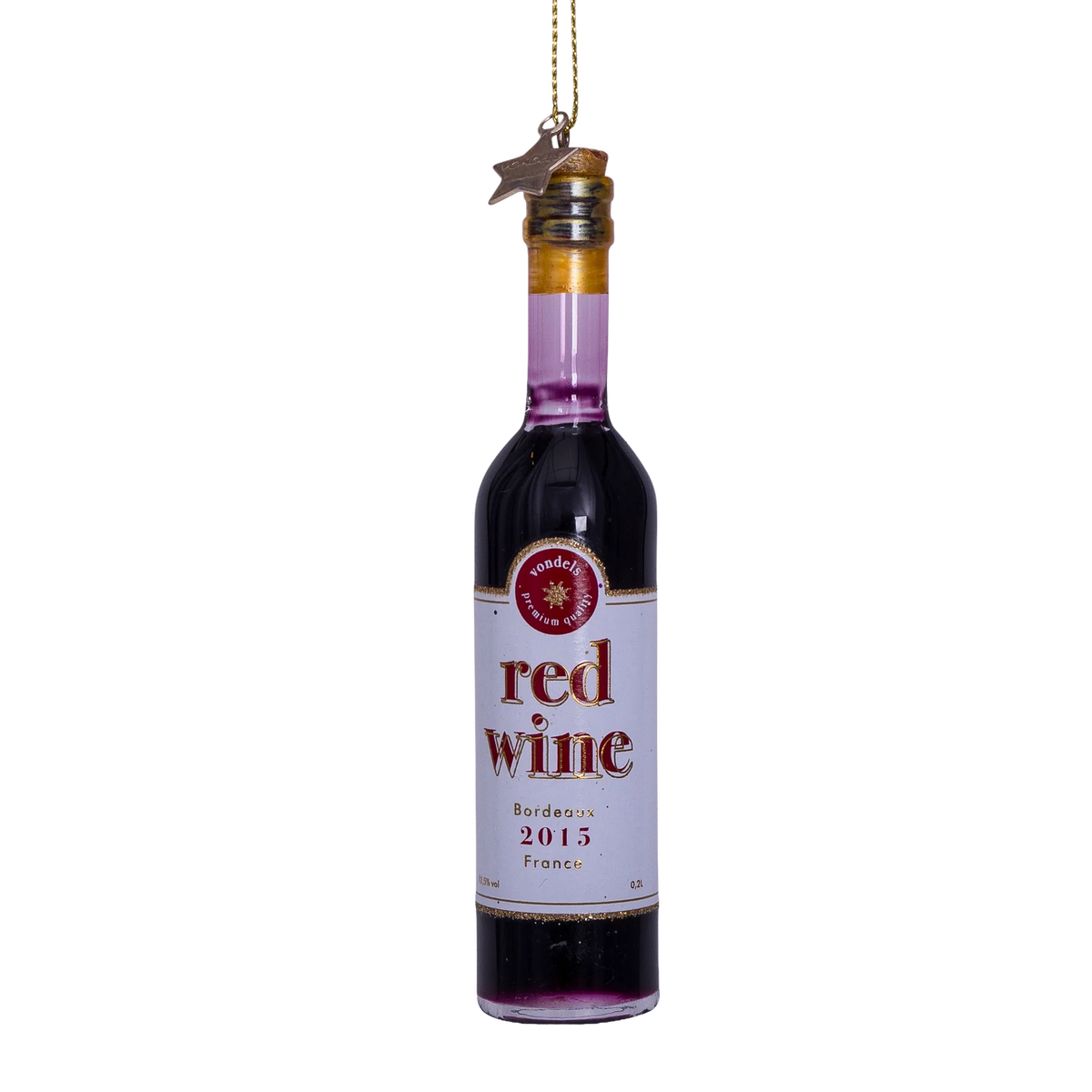 Ornament glass Wine bottle