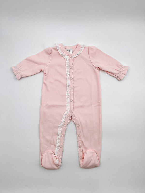 Footies - Lace trim