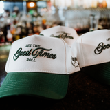 Let the Good Times Roll - Green Vintage Trucker Hat