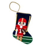 Tight End Tidings, Football Nutcracker Bauble Stocking