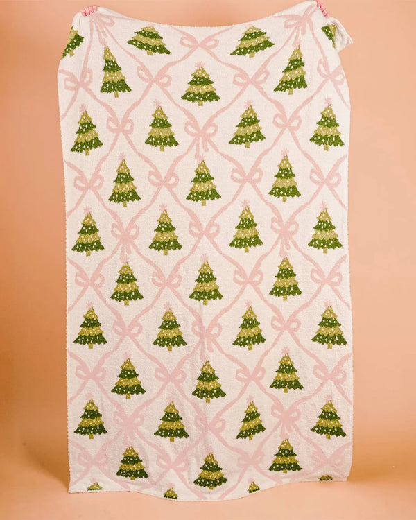 Cozy Dreams Luxe Blanket - Twinkling Trees