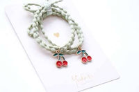 Hair Elastic Bracelet - Cherries