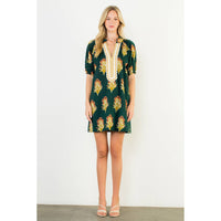 Floral Print V-Neck Dress