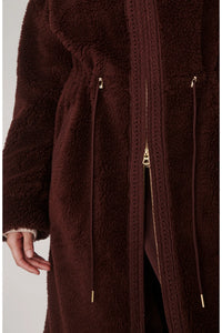 Bennet Long Faux Shearling Coat