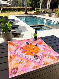 Bams & Bubbly Mahjong Mat | The Champagne & Mahj Collection