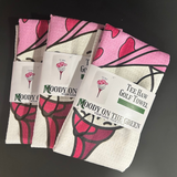Tinis on the Greenie Golf Towel