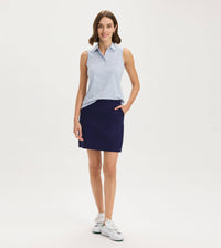 Sleeveless Cotton Polo