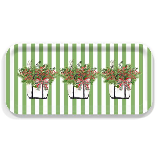 Christmas Tote Serving Tray