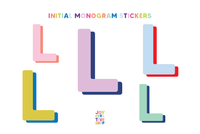 Individual Alphabet Stickers - Refills