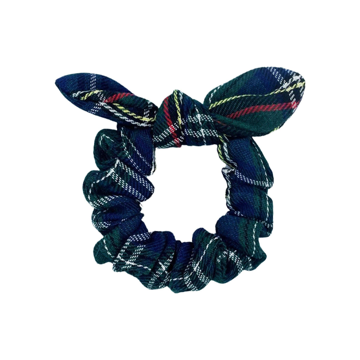 Plaid Bow Scrunchie in Tilly Tartan