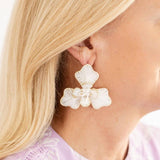 Kaia Raffia Flower Earring