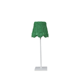 Lampshade Scalloped Twisted Green Paper