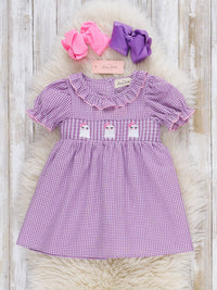 Gorgeous Ghosty Smocked Gingham Dress