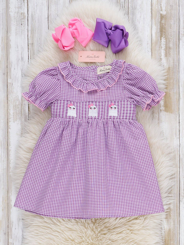 Gorgeous Ghosty Smocked Gingham Dress