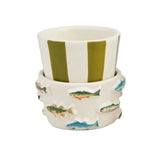 Fish Retreat Stacked Tidbit Bowl Set