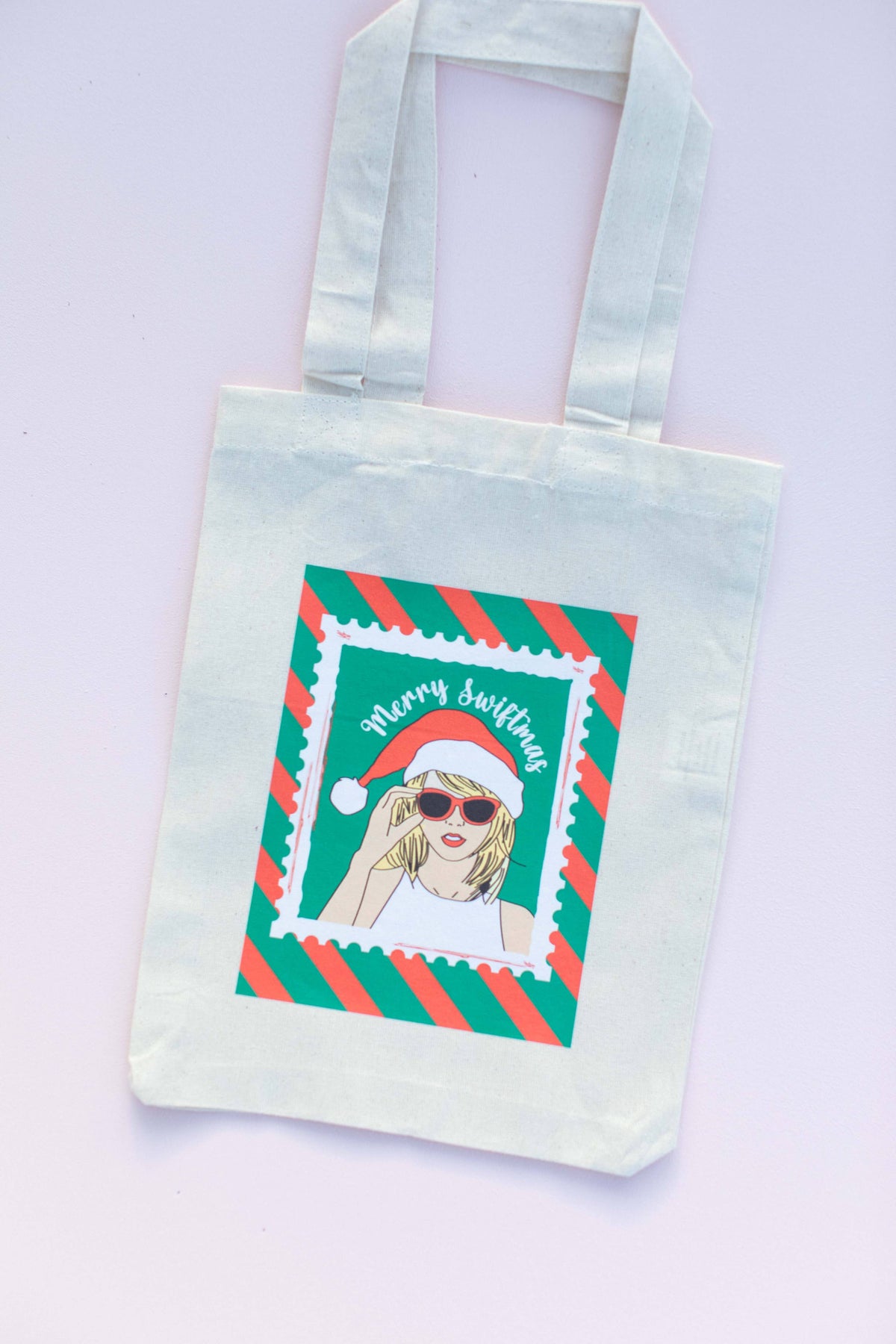 Swiftie Christmas Holiday Kids Favor Tote Bag