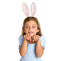 IRIDESCENT SEQUIN BUNNY EARS HEADBAND
