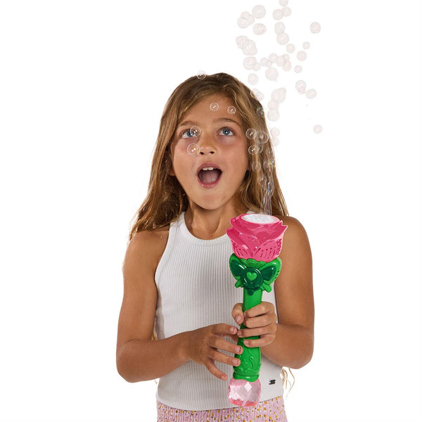 Pink Rose Bubble Wand