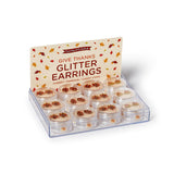Give Thanks Glitter Stainless Steel Stud Earrings