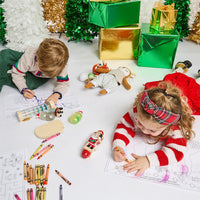 Christmas Cheer 20 Pc Coloring and Activity / Paper Placemats Book