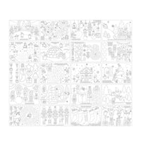 Christmas Cheer 20 Pc Coloring and Activity / Paper Placemats Book