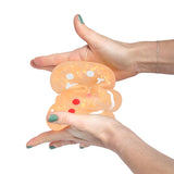 Jumbo Glitter Gingerbread Cookie Squishy