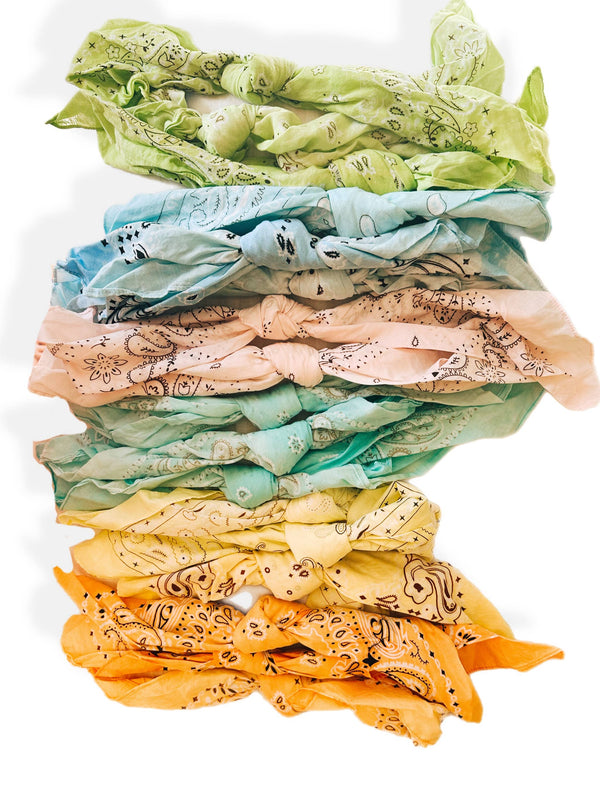 Sun-Bleached (Pastel) Bandanas