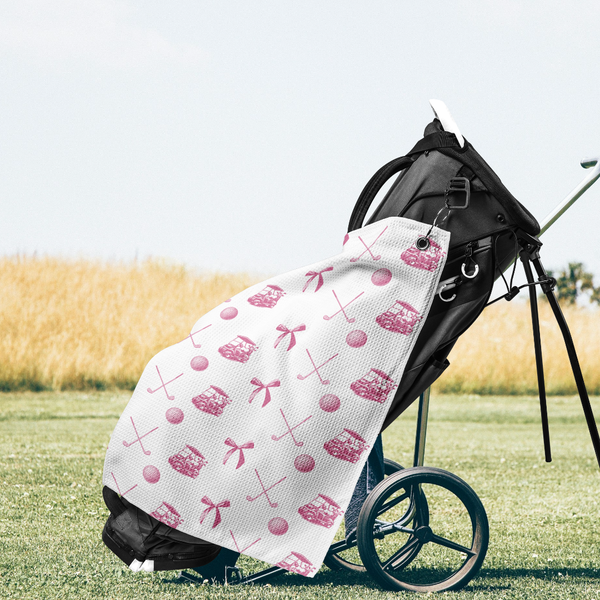 Pink Coquette Golf Towel