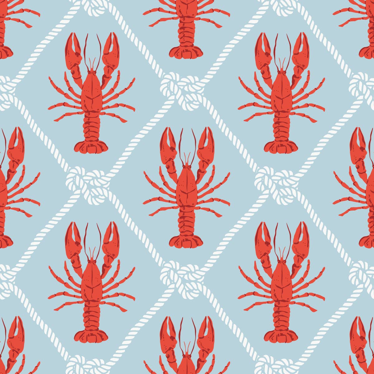Beach Nautical Funny Cocktail Napkins | Lobster