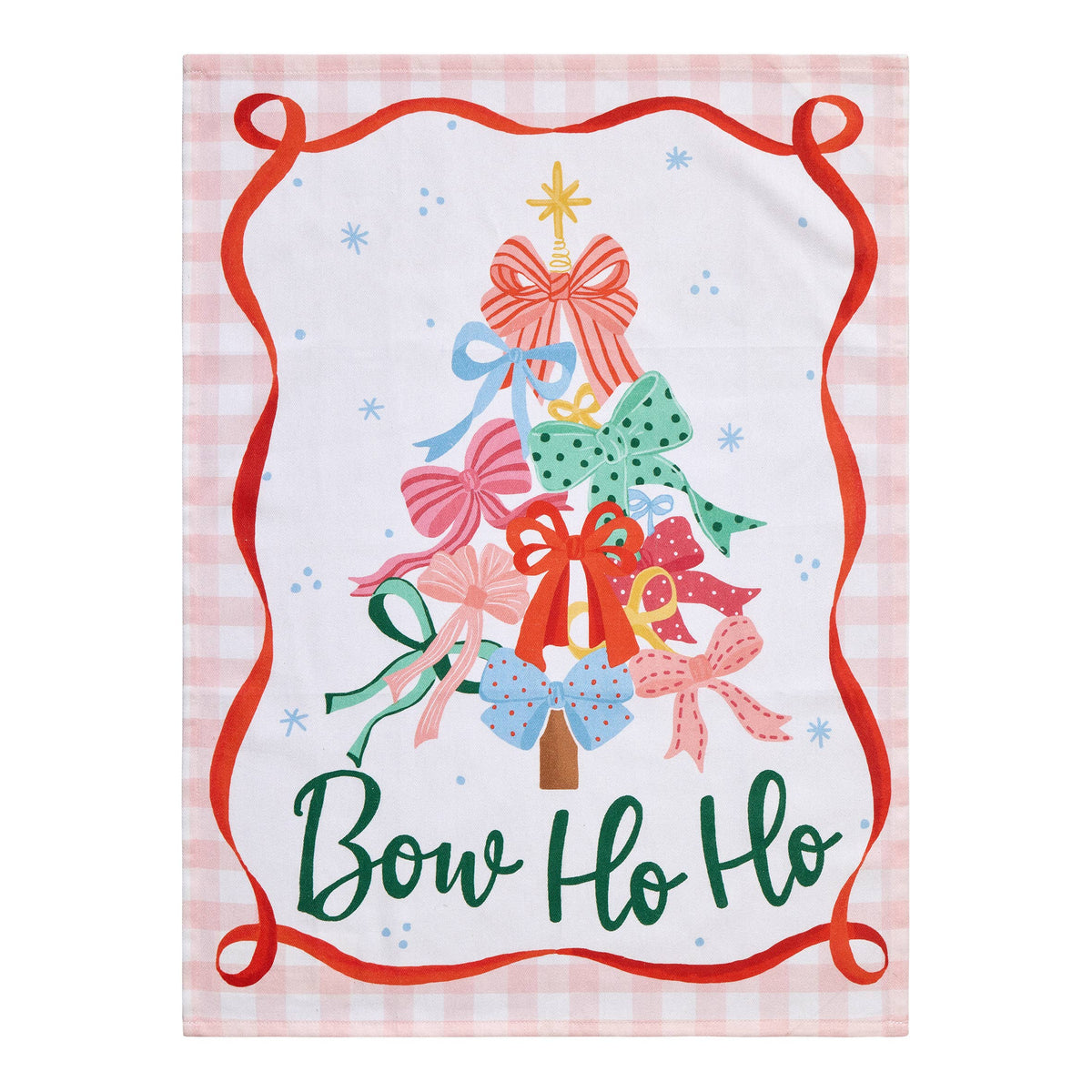 Bow Ho Ho Printed Kitchen Towel