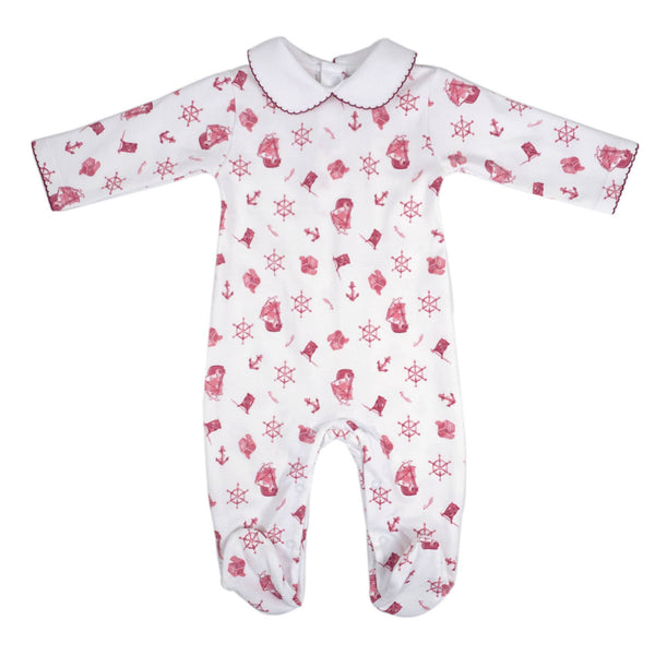 Pirates Pima Cotton Footie Pajamas