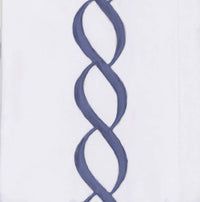600 Thread Count Rope Embroidered Euro Sham Pairs