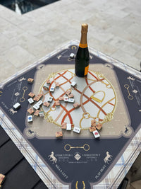 NEW NEOPRENE Saddles & Silk Mahjong Mat | Equestrian