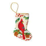 Christmas Cardinal Bauble Stocking