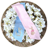 Cotton Wreath Sashes Pastel